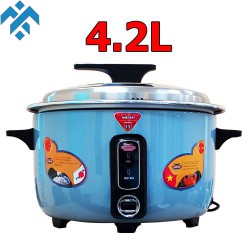 Nồi cơm công nghiệp Ladomax HA-7142 dung tích 4.2L dùng cho quán cơm, nhà xưởng, căn tin