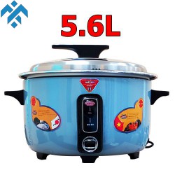 Nồi cơm công nghiệp Ladomax HA-7156 dung tích 5.6L dùng cho quán cơm, nhà xưởng, căn tin