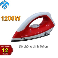 Bàn ủi khô Ladomax HA-226  đế chống dính ủi được quần áo len, áo lông