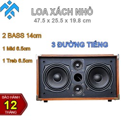 Loa xách hát karaoke Ladomax HA-8215 dùng hát trong phòng và không gian vừa