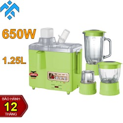 Máy xay ép đa năng Ladomax HA-968 có cối xay sinh tố, xay thịt, xay gia vị, ép trái cây