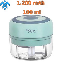 Máy xay gia vị mini pin 1200 mAh Tsuki TS-RS01 dùng để xay hành tỏi, xay tiêu, gia vị và các loại hạt khô khác