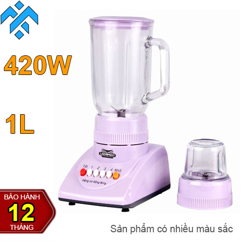 Máy xay sinh tố Ladomax HA-9166-2 xay nhuyễn đá viên, xay rau má, xay hành tỏi