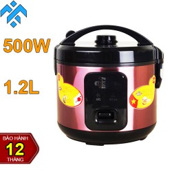 Nồi cơm điện Ladomax HA-7812 lòng niêu chống dính, công nghệ nhiệt 3D nấu cơm chín đều bề mặt, dùng cho sinh viên và gia đình 2 - 3 người ăn