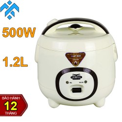 Nồi cơm điện mini Ladomax HA-7612 dung tích 1.2L nấu cơm cho 2 - 3 người ăn