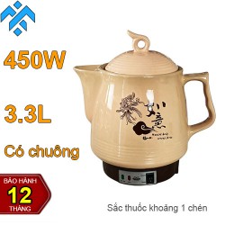 Siêu thuốc điện Ladomax HA-8833 tự động ngắt, có chuông báo khi sắc thuốc xong - Màu Hồng